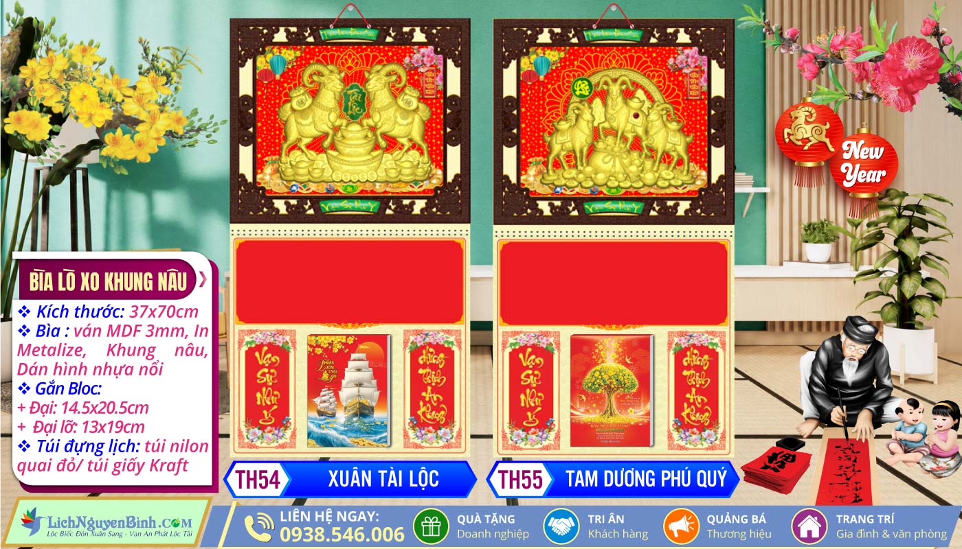 Mã Số: TH54 - Xuân Tài Lộc + TH55 - Tam Dương Phú Quý