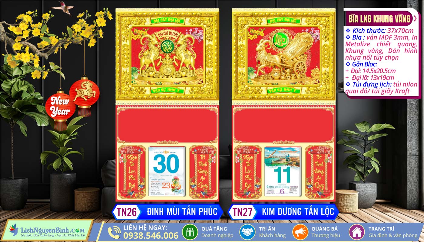 Mã Số: TN26 - Đinh Mùi Tấn Phúc + TN27 - Kim Dương Tấn Lộc
