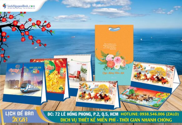 Lịch Để Bàn Nguyên Bình 2026