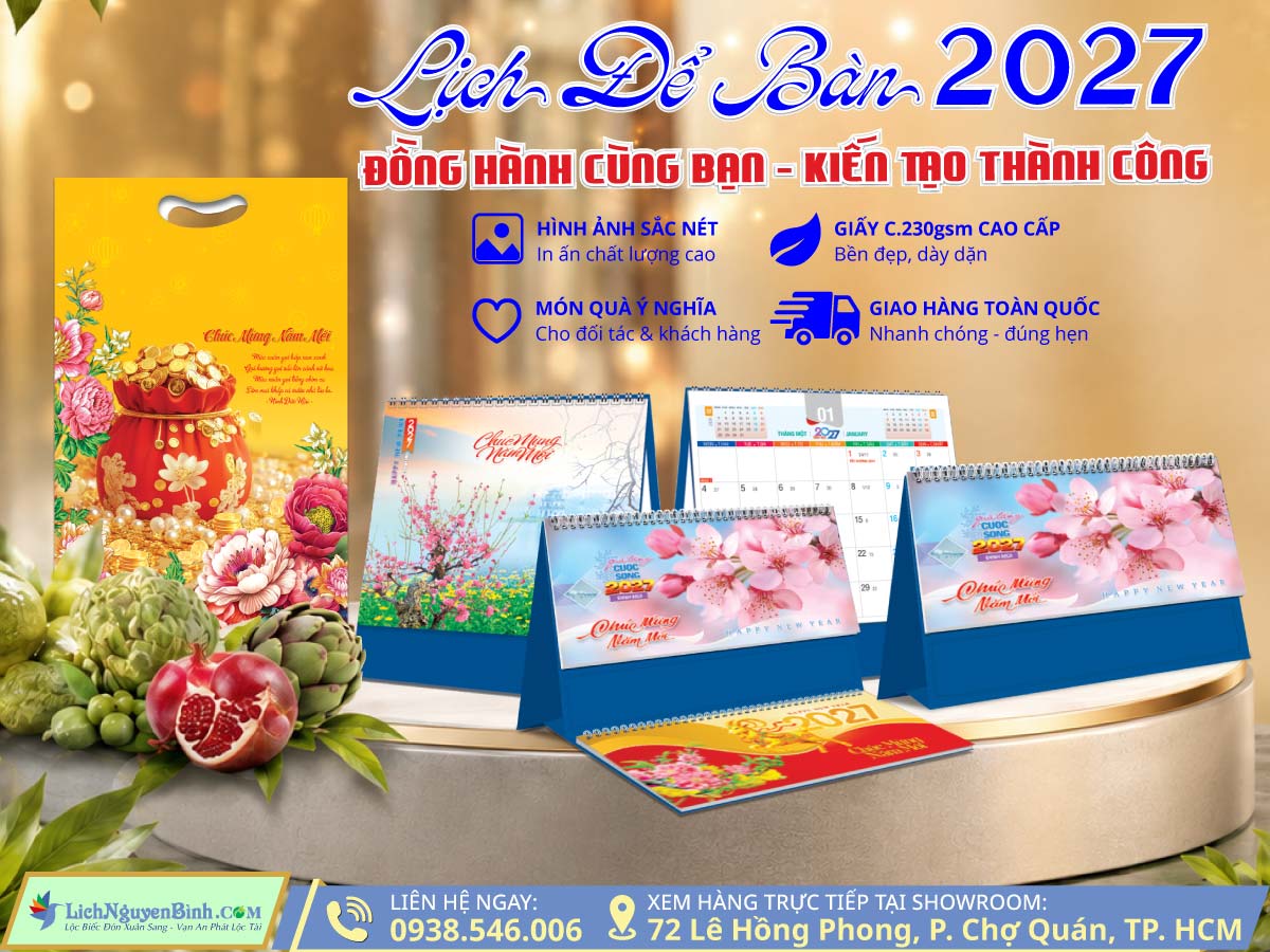 Lịch Để Bàn lichnguyen binh