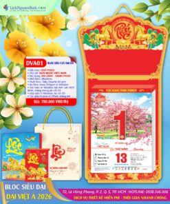 Mã Số: DVA01 - Bloc Siêu Cực Đại Đặc Biệt - Non Nước Việt Nam - Đầu Treo Chữ Phúc