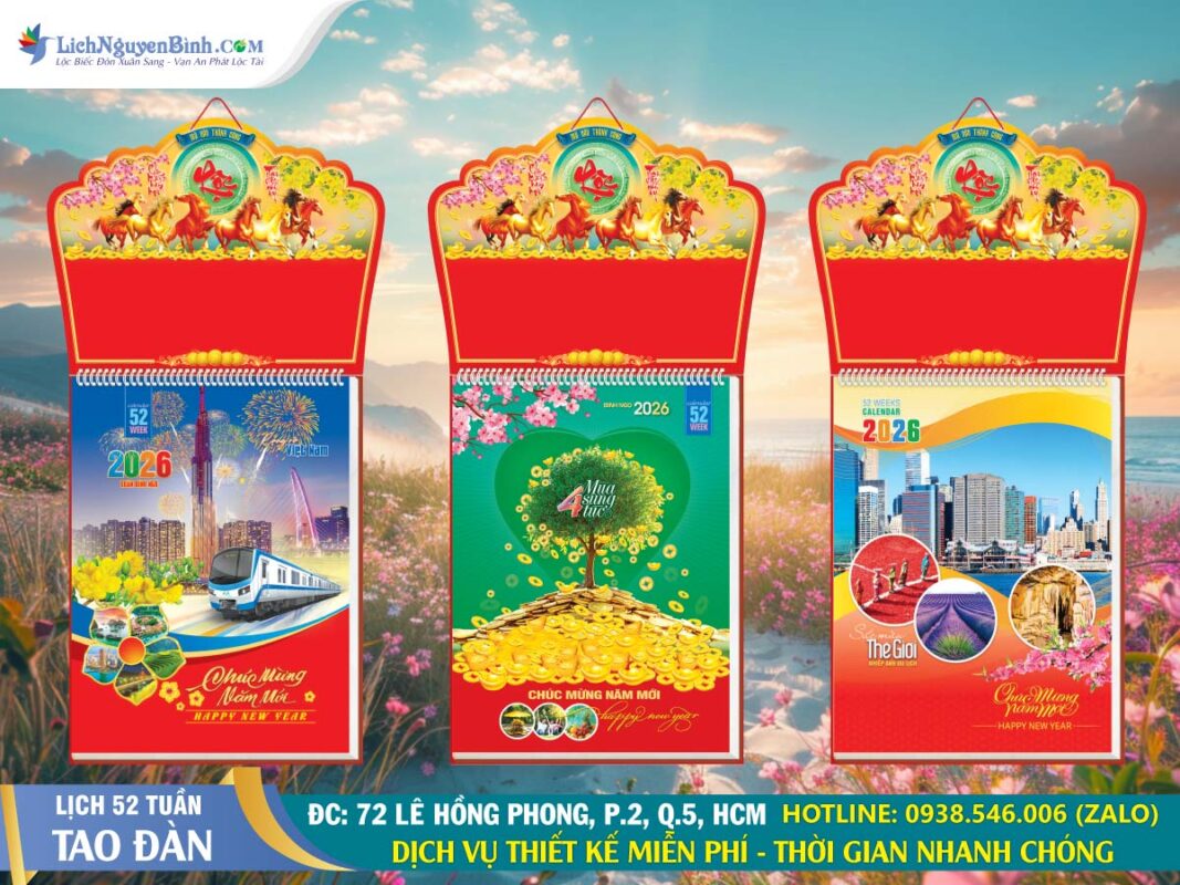 Lịch 52 Tuần Tao Đàn 2026