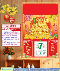 Bìa Đại Dán Nổi Tam Dương