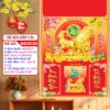 Bìa Đại Dán Nổi Dê Kéo Bắp Cải