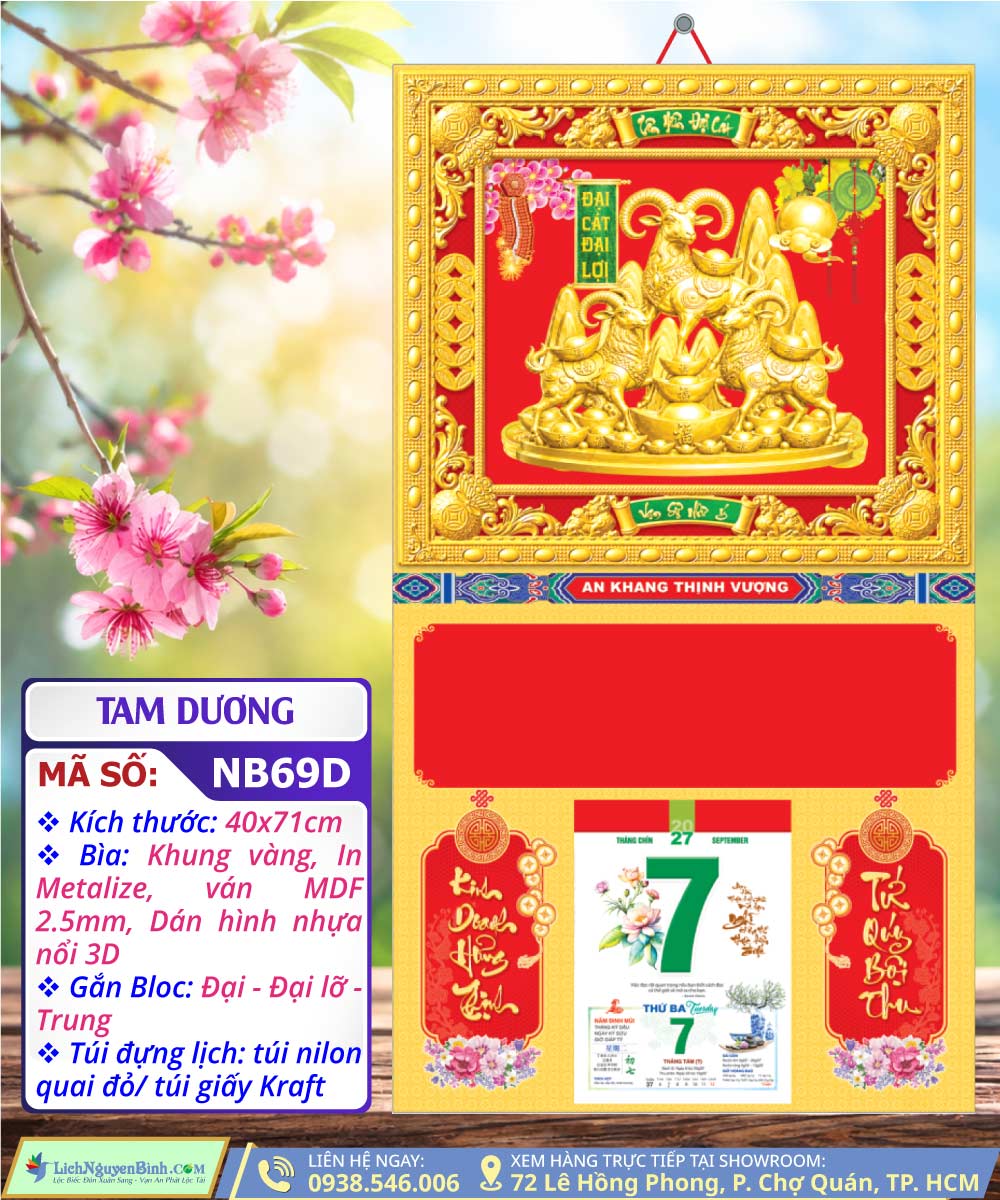 Bìa Khung Vàng Tam Dương