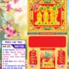 Bìa Khung Vàng Phúc Lộc Thọ