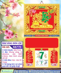 Bìa Khung Vàng Mai Vàng Đón Lộc