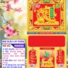 Bìa Khung Vàng Mai Xuân Cát Tường