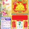 Bìa Khung Vàng Tam Dương Tài Lộc