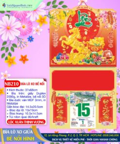 Bìa Lò Xo Bế Nổi Lộc Xuân Thịnh Vượng