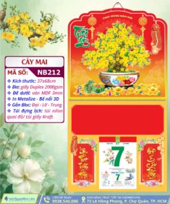 Bìa Lò Xo Giữa Bế Nổi Cây Mai