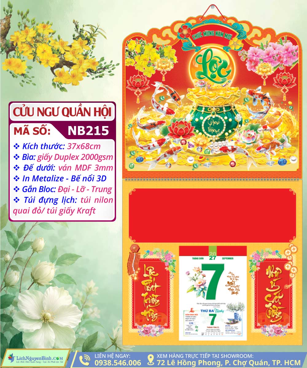 Bìa Lò Xo Giữa Bế Nổi Cửu Ngư Quần Hội