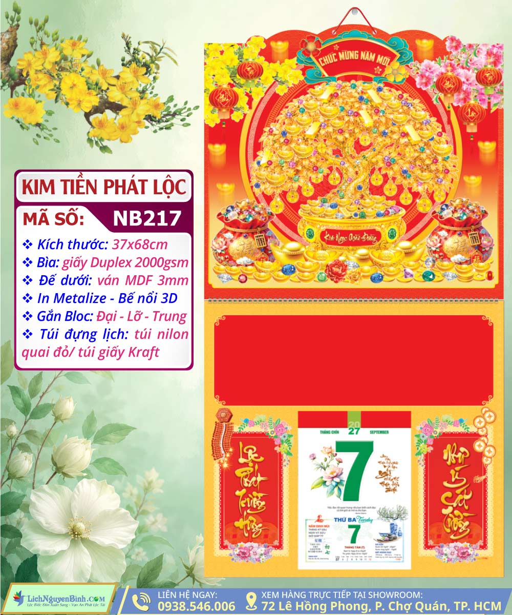 Bìa Lò Xo Giữa Bế Nổi Kim Tiền Phát Lộc