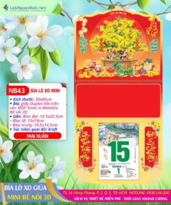 Bìa Lò Xo Giữa Mini Bế Nổi Mai Xuân