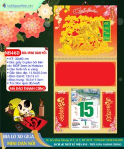 Bìa Lò Xo Giữa Mini Dán Nổi Mã Đáo Thành Công