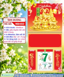 Bìa Lò Xo Mini Dán Nổi Tam Dương
