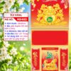 Bìa Lò Xo Mini Dán Nổi Túi Vàng