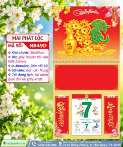 Bìa Lò Xo Mini Dán Nổi Mai Phát Lộc