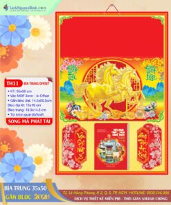 Bìa Trung 35x50 Song Mã Phát Tài
