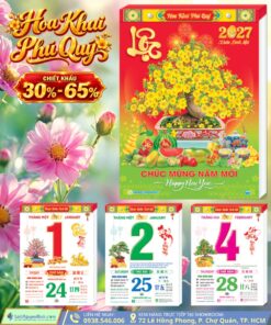 Bloc Đại Hoa Khai Phú Quý (Bloc Lẻ)