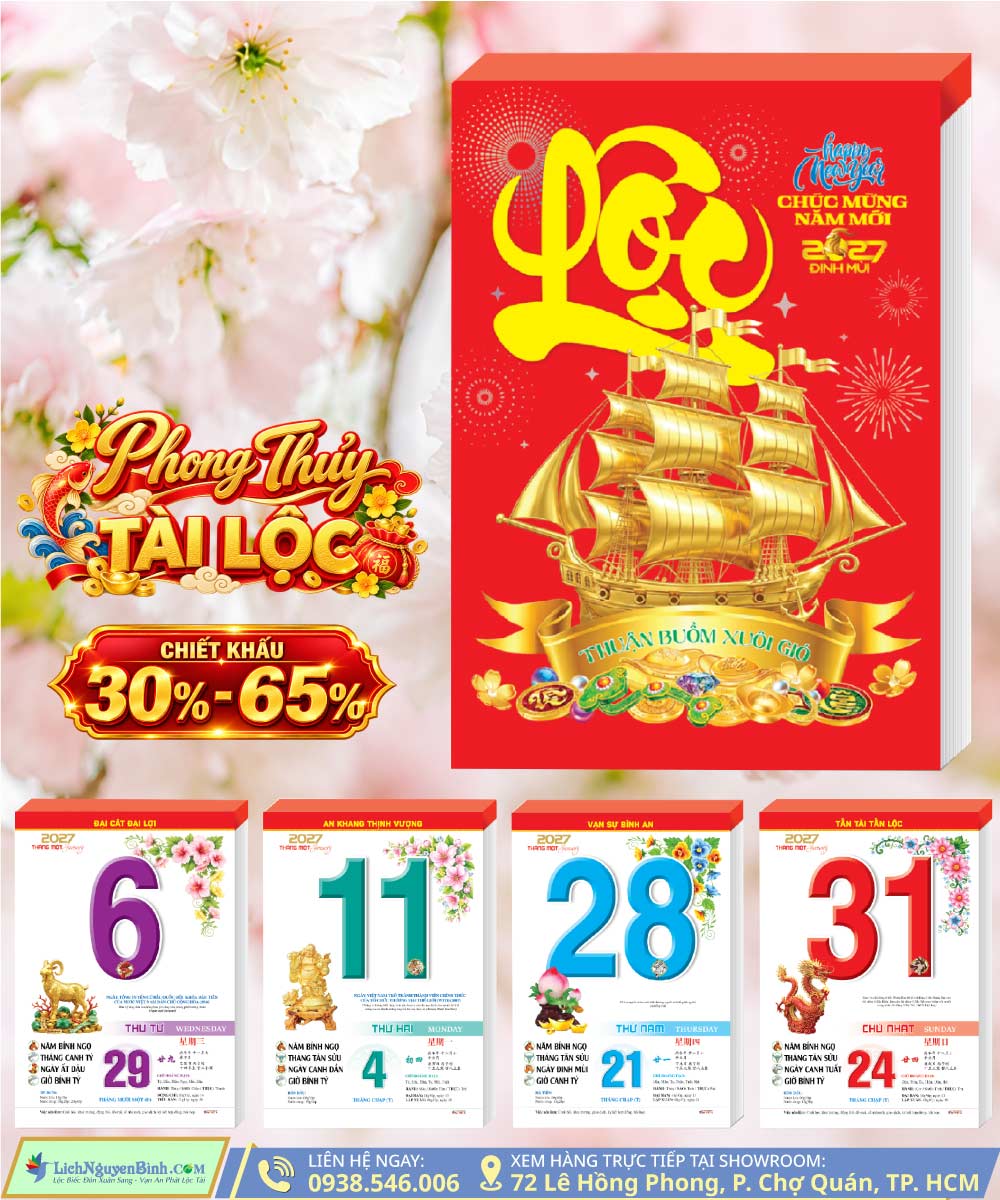 Bloc Đại Lỡ Phong Thủy Tài Lộc