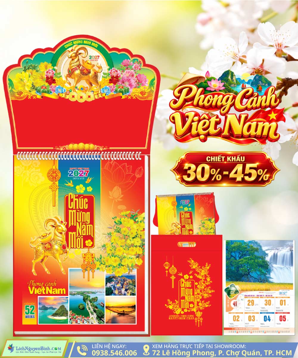 Lịch 52 Tuần Phong Cảnh Việt Nam