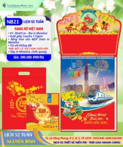 Lịch 52 Tuần Rạng Rỡ Việt Nam