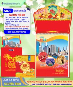 Lịch 52 Tuần Sắc Màu Thế Giới