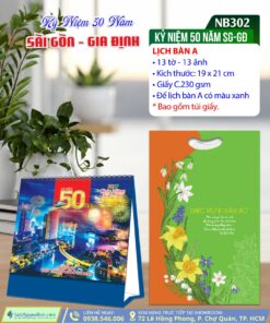 Lịch Để Bàn Kỷ Niệm 50 Năm Sài Gòn Gia Định