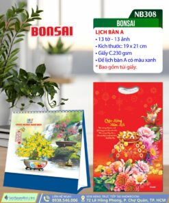 Lịch Để Bàn Bonsai