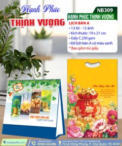 Lịch Để Bàn Hạnh Phúc Thịnh Vượng