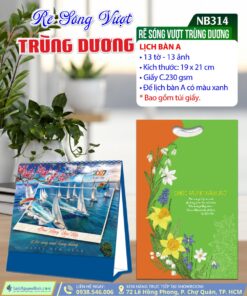 Lịch Để Bàn Rẽ Sóng Vượt Trùng Dương