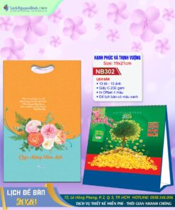 Lịch Để Bàn Hạnh Phúc Và Thịnh Vượng