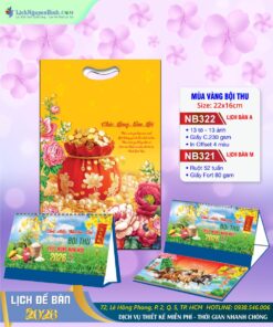 Lịch Để Bàn Mùa Vàng Bội Thu