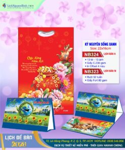 Lịch Để Bàn Kỷ Nguyên Sống Xanh