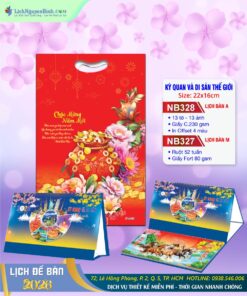 Lịch Để Bàn Kỳ Quan Và Di Sản Thế Giới